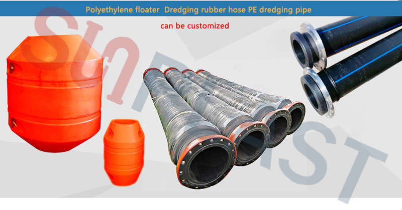 HDPE muddringsrör-pipe floats-Rubber hoses